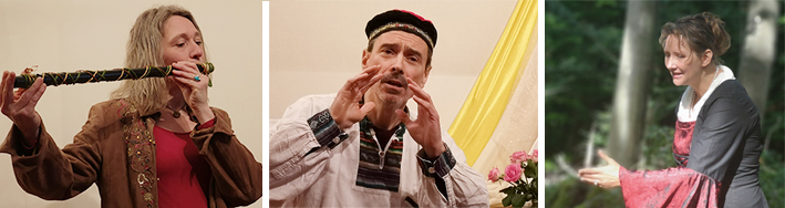 Märchenerzählerin und Geschichtenerzähler